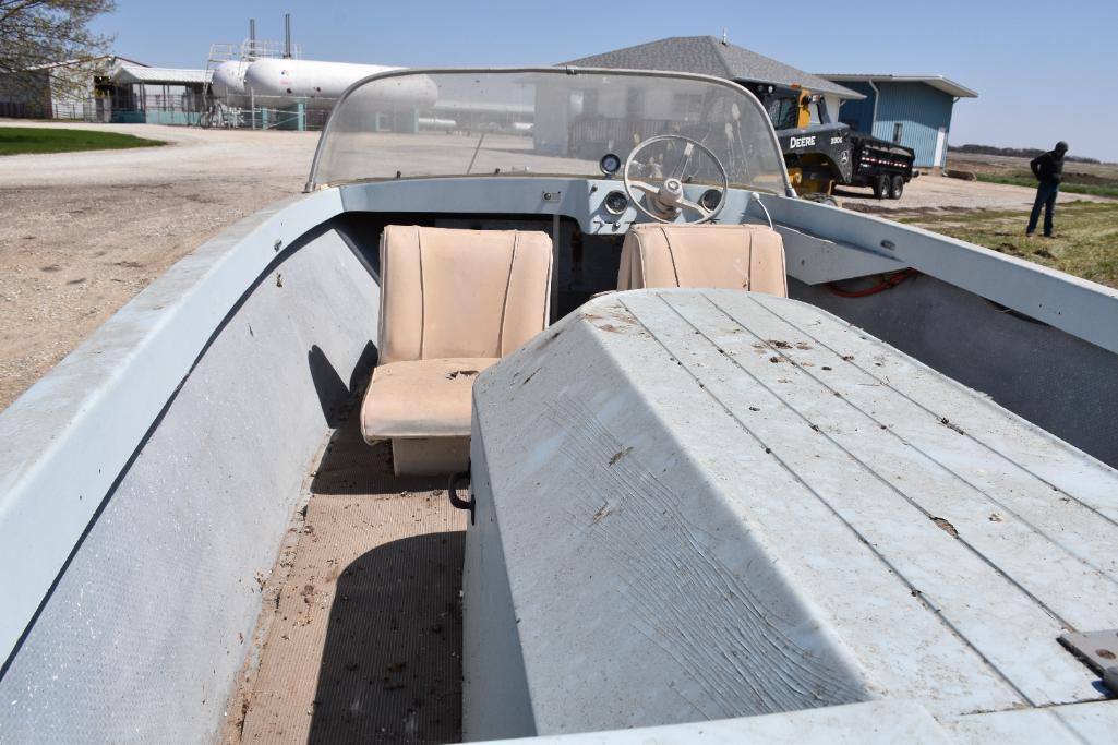 1968 Buehler Turbocraft runabout 16 ft. boat