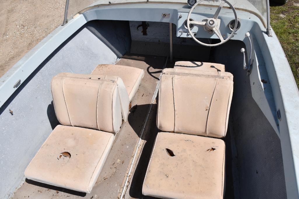 1968 Buehler Turbocraft runabout 16 ft. boat