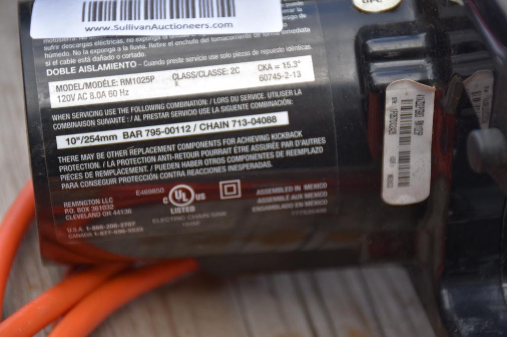 Remington Ranger elec. chainsaw with pole