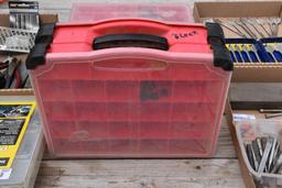 Plano plastic organizer with some electric terminals