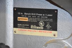 Craftsman 12 in. drill press with laser & digital depth display