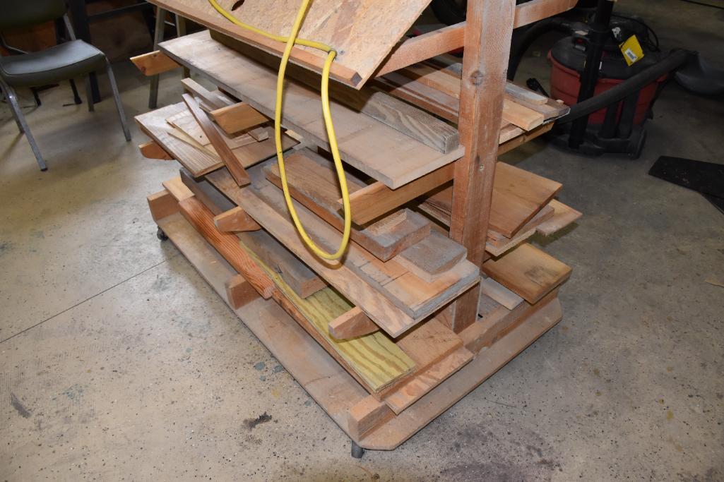 4 ft. stock shelf & drill caddy
