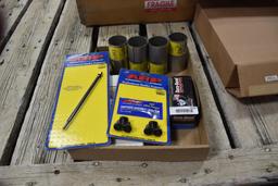 Misc. Auto Parts to Include, timing set: (4) header reducers, ford drive shaft kit, etc.