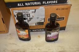 Hiram Walker apricot and blackberry brandy