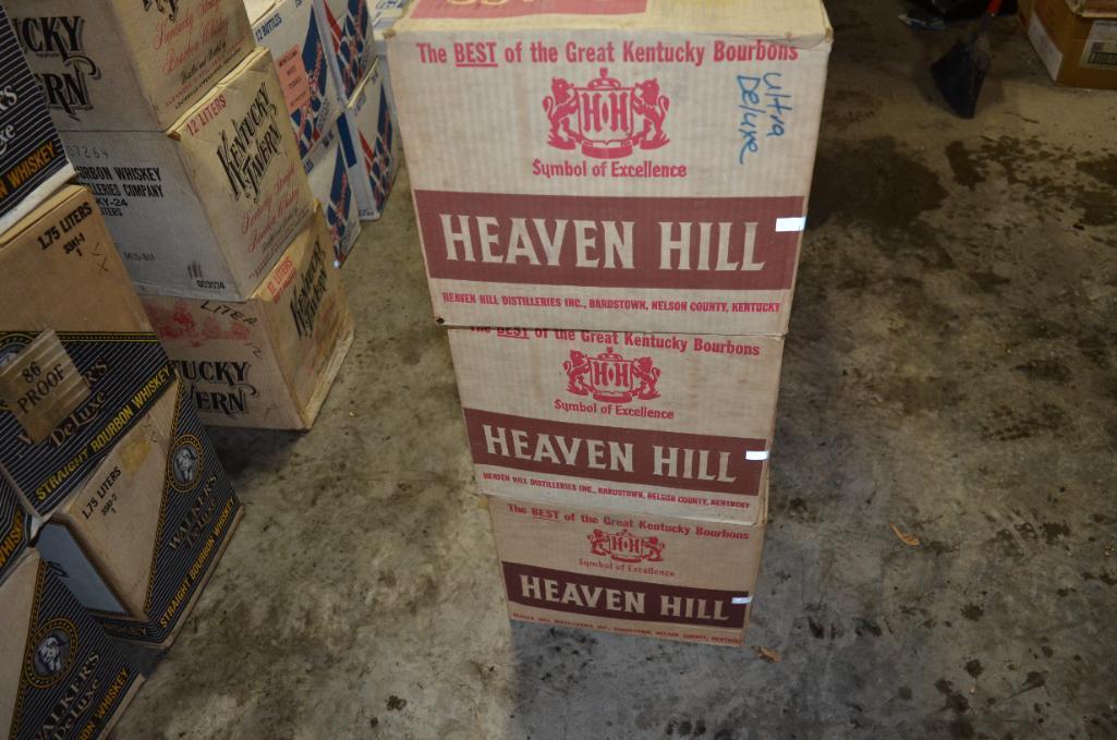 (3) Cases of Heaven Hill whiskey
