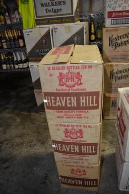 (3) Cases of Heaven Hill whiskey