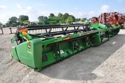 2014 John Deere 640FD 40' flex draper head