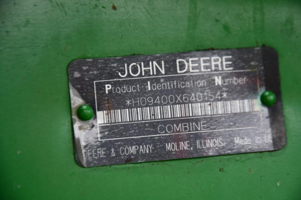 1991 John Deere 9400 2wd combine