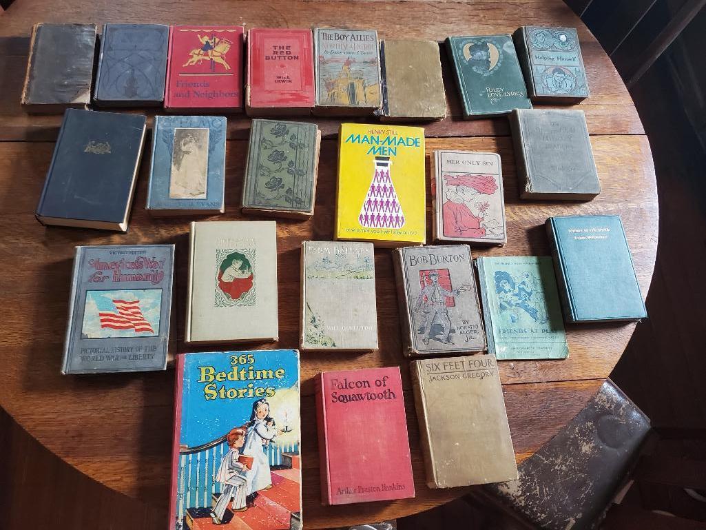 Collection of Vintage hard back books