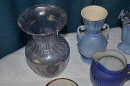 Pitchers, glassware, & other pottery