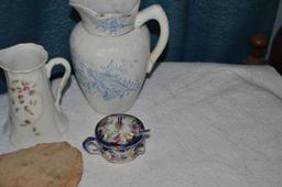 Pitchers, glassware, & other pottery