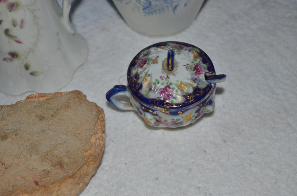 Pitchers, glassware, & other pottery