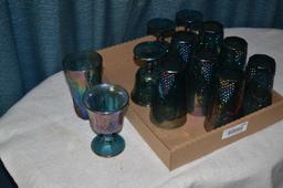Collection of Carnival glass to include