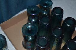 Collection of Carnival glass to include