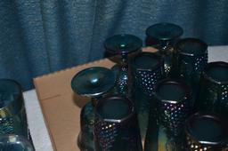 Collection of Carnival glass to include