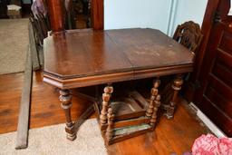 70 in. wide wooden kitchen table with 4 chairs