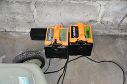 Neutron Newton battery operated lawn mower