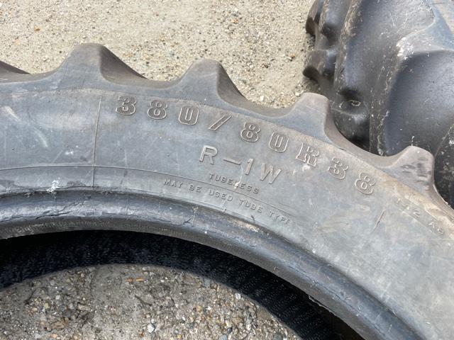 (2) Firestone 380/80R38 tires