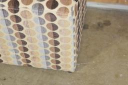 16 in. x 16 in. upholstered foot stool