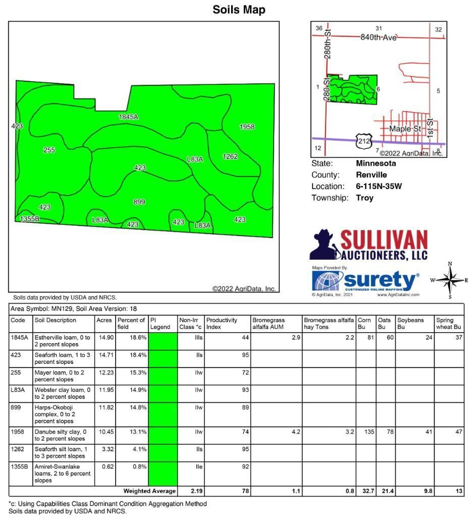 Tract 2 - 86.22 Surveyed Acres