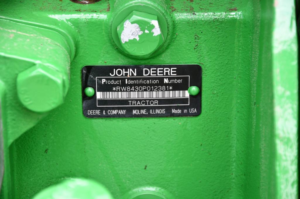 2007 John Deere 8430 MFWD tractor
