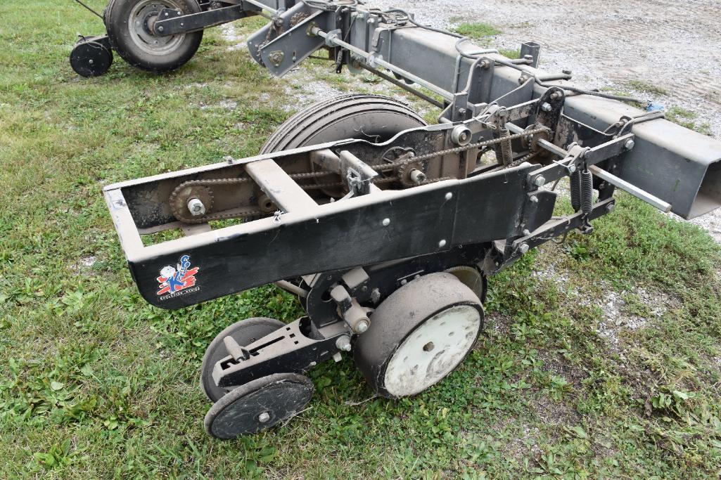 Shop built 2 row 3 pt. male row corn planter