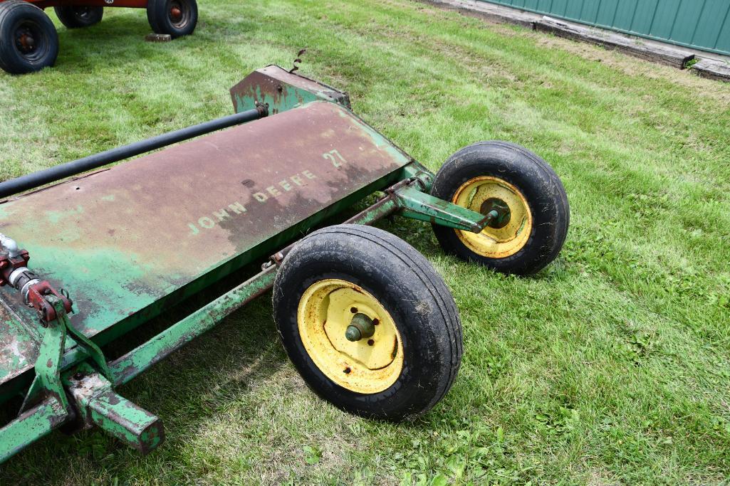 John Deere 27 15' flail type stalk shredder