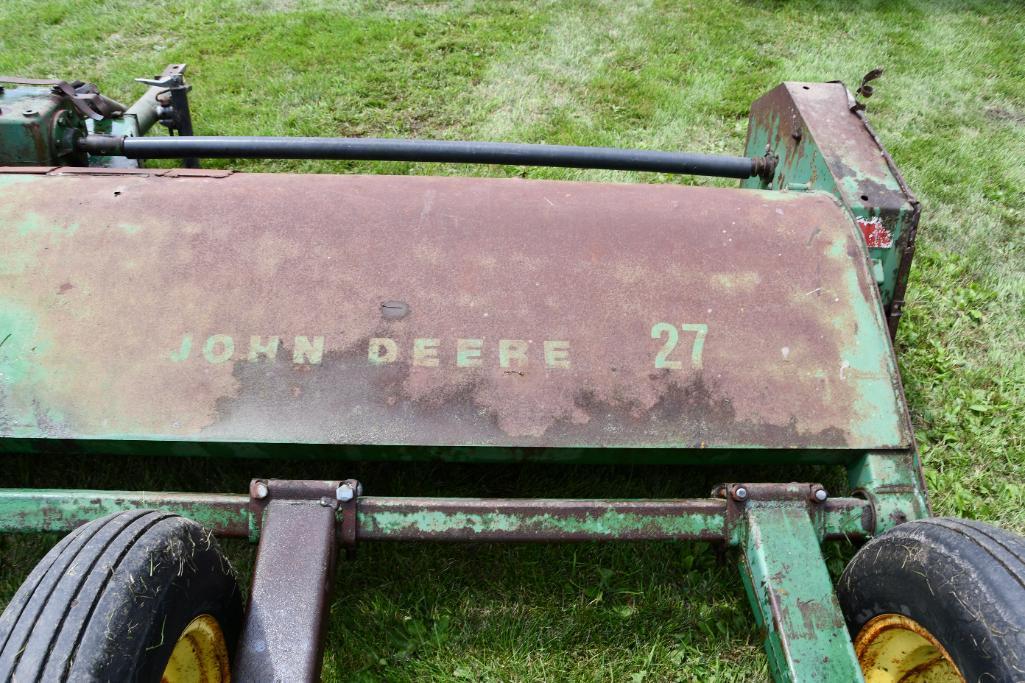 John Deere 27 15' flail type stalk shredder