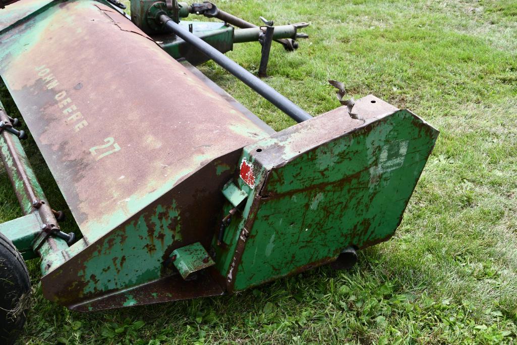 John Deere 27 15' flail type stalk shredder