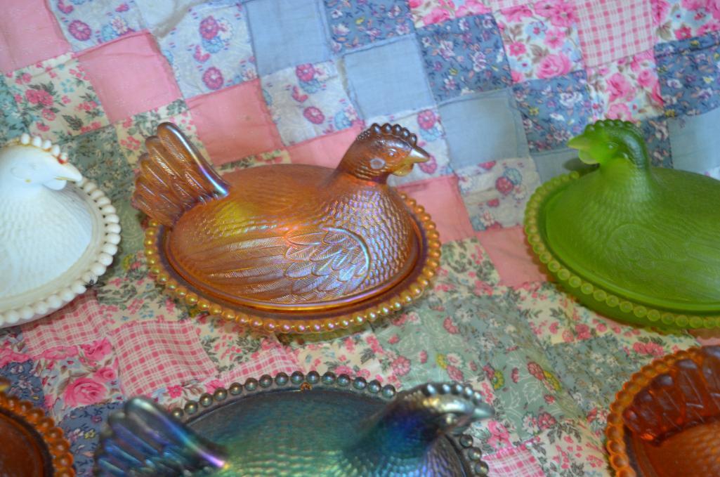 (7) Hens on the Nest