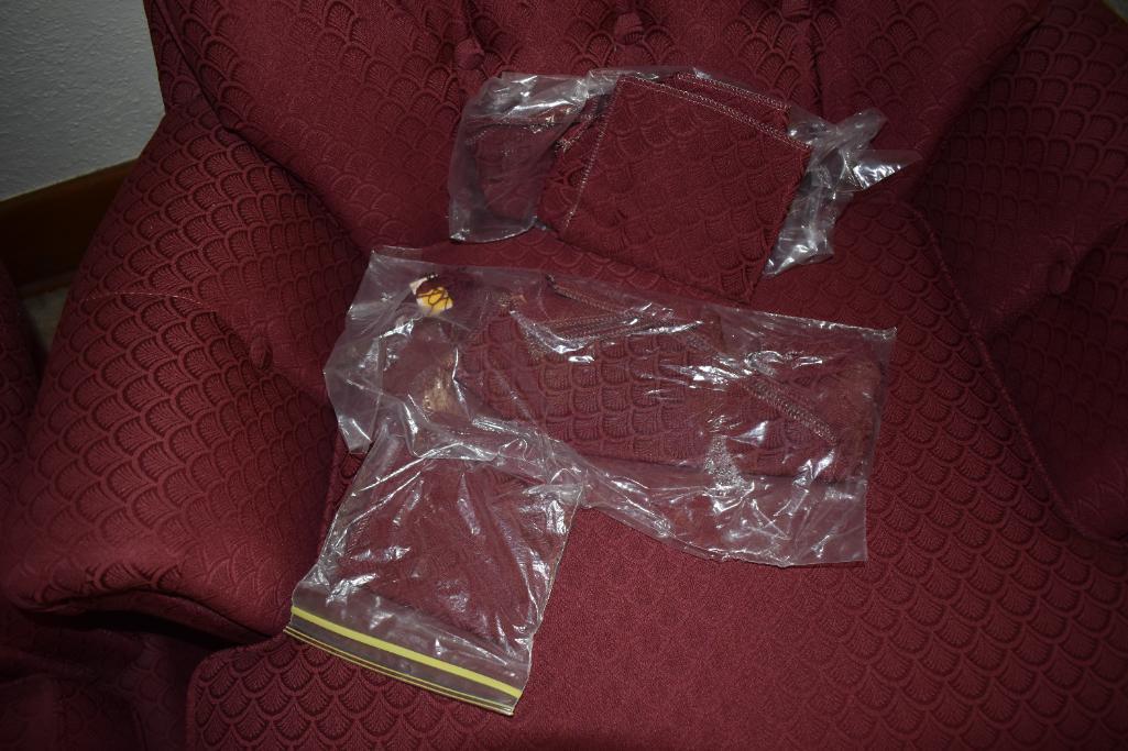 (2) Modern upholstered chairs