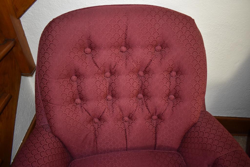 (2) Modern upholstered chairs