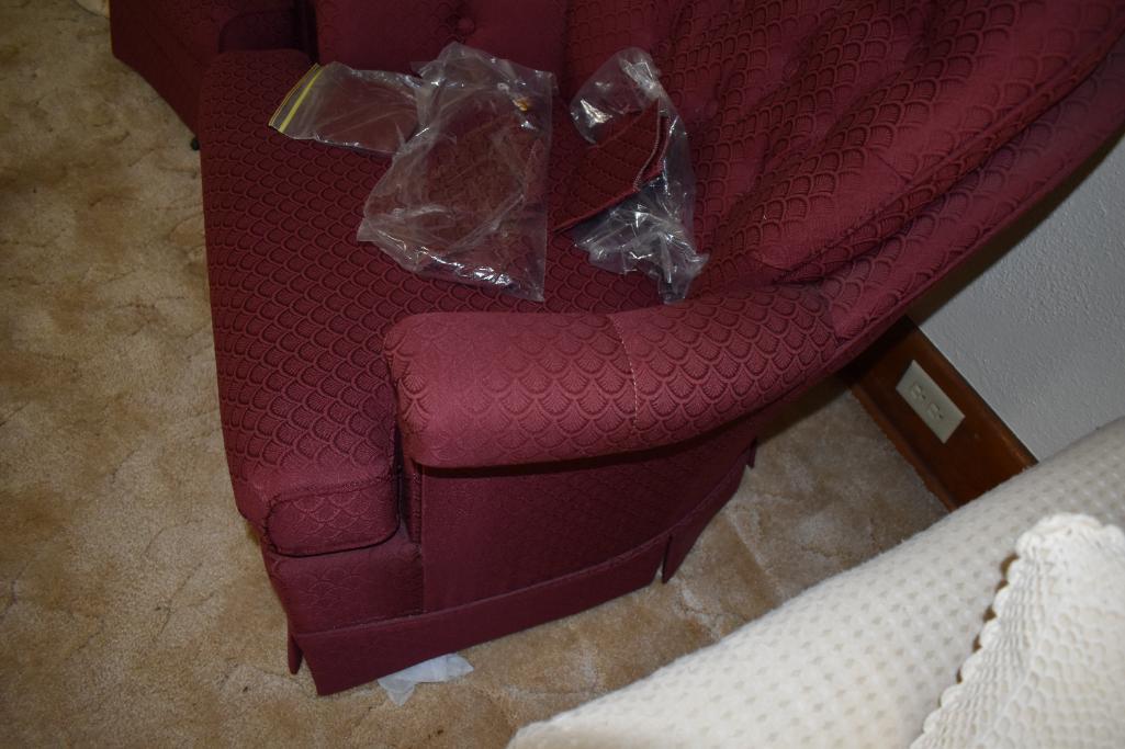(2) Modern upholstered chairs
