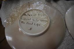 Plates, glassware, etc.
