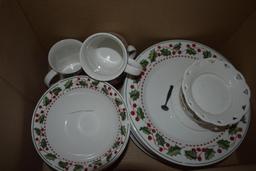 Quantity of Christmas dishes