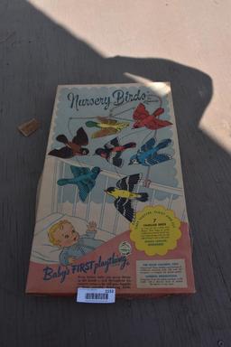 Nursery Birds crib mobile