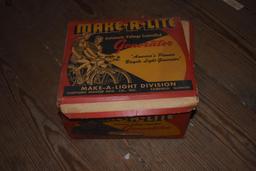 Make-Lite bicycle headlight in original box