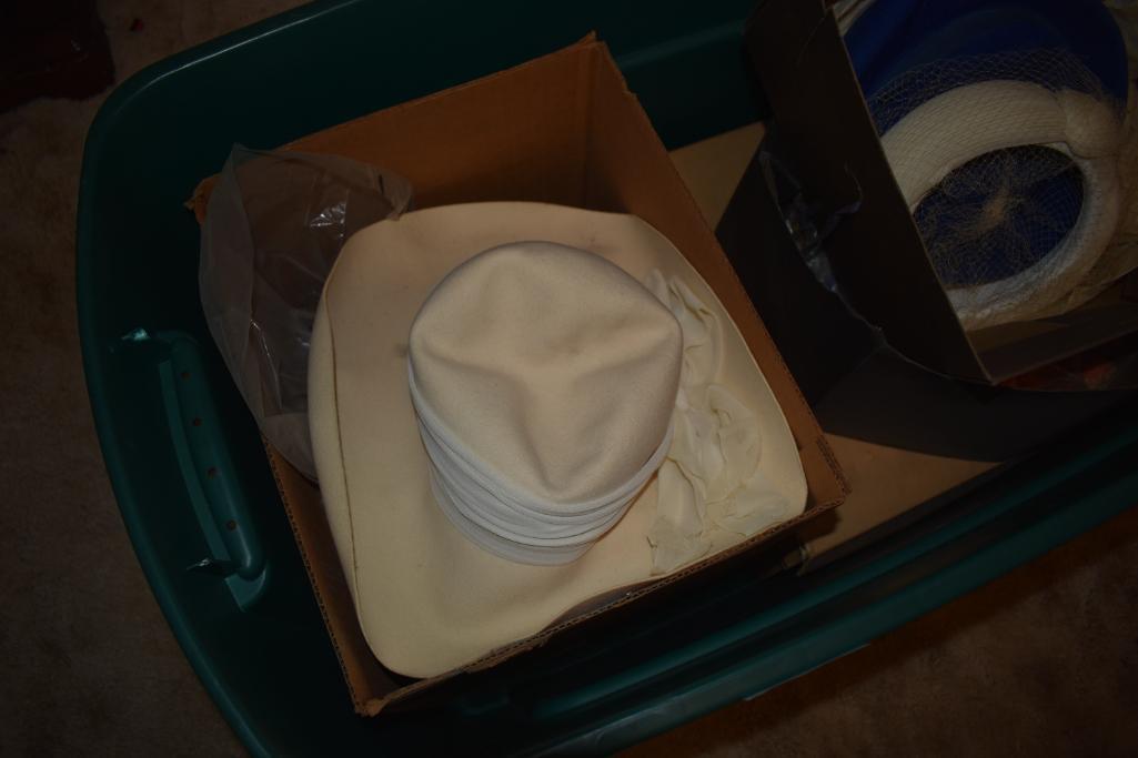 Tote of ladies hats