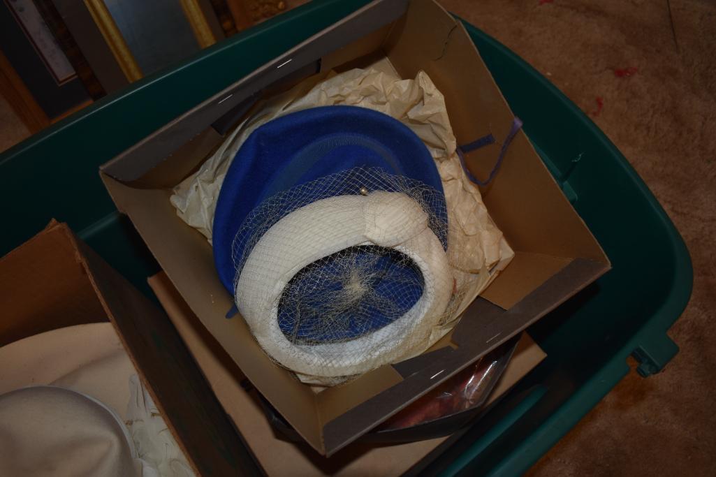Tote of ladies hats