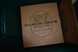 Tote of ladies hats
