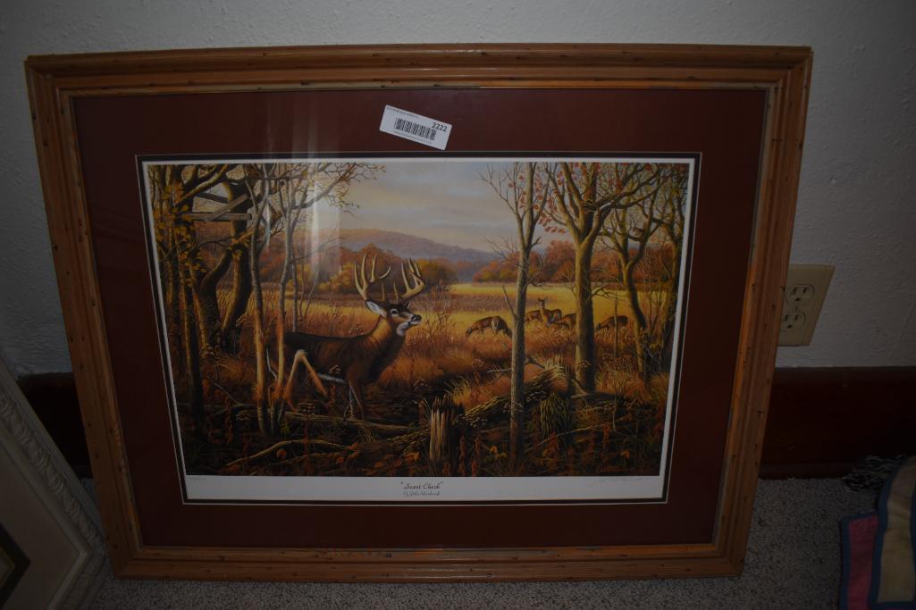 (2) Framed prints