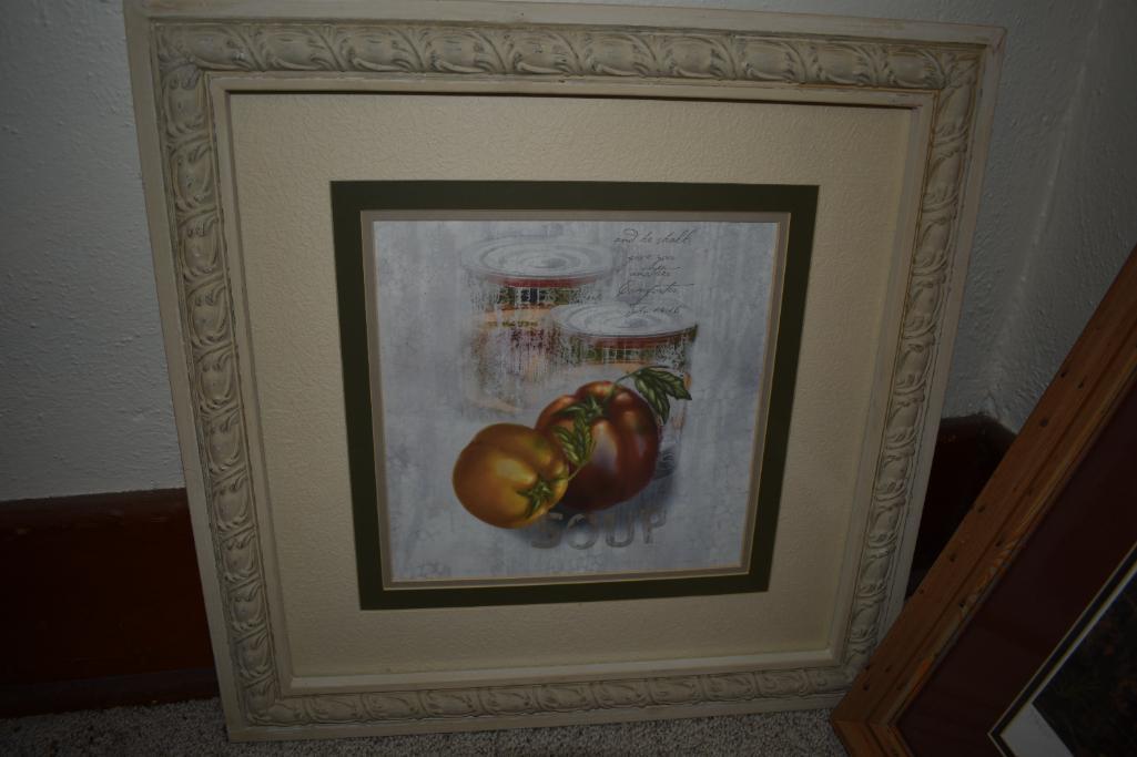 (2) Framed prints