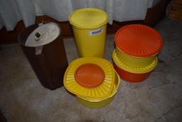 Quantity of vintage Tupperware as pictured