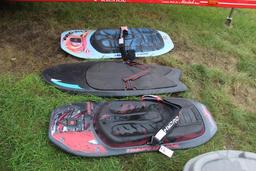 (3) Hydroslide Kneeboards
