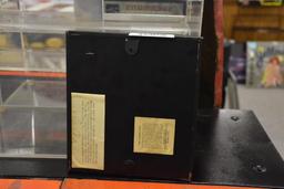 Sherman's Ambulance Service mirrored advertising thermometer