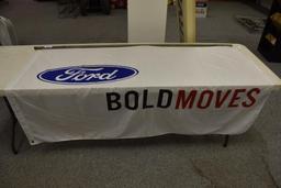 Ford Flag on metal pipe