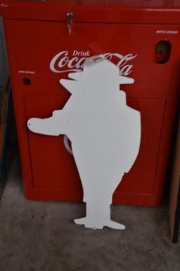 Bardahl porcelain single sided sign