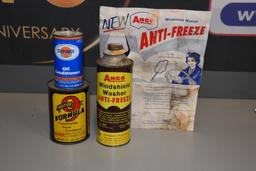 Misc. advertising gas and oil tins