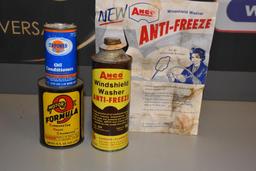 Misc. advertising gas and oil tins