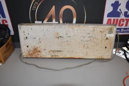 Coca-Cola single sided light up plastic faced advertising sign